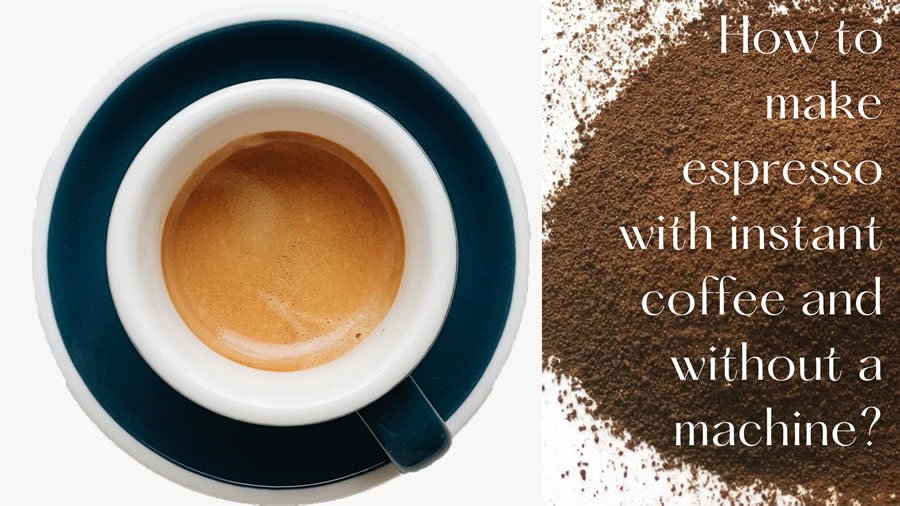 How to make an espresso shot at home with instant coffee