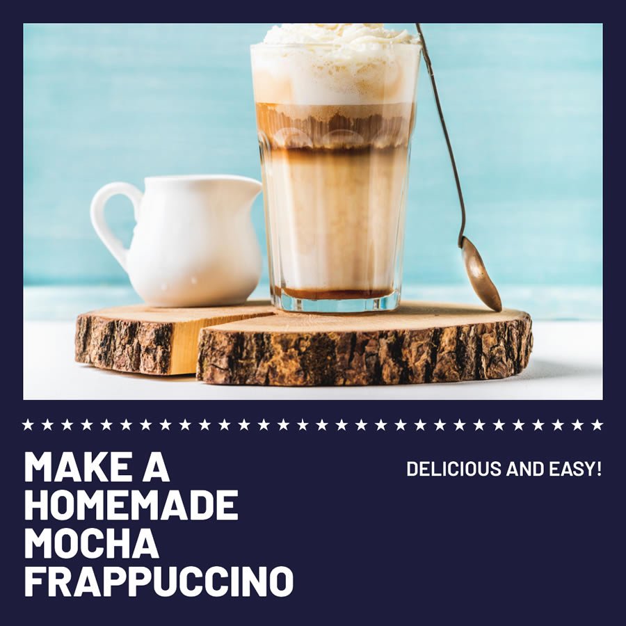 How to Make a Homemade Mocha Frappuccino