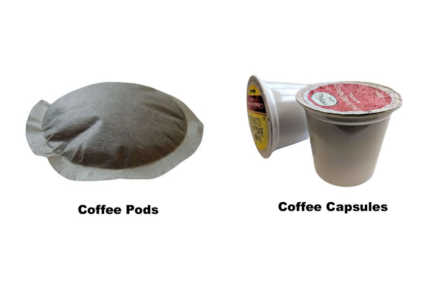difference between coffee pods and capsules