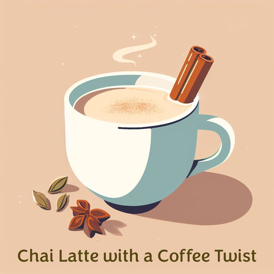 Chai Latte with a Coffee Twist