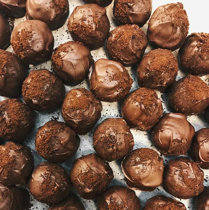 Coffee-infused Chocolate Truffles